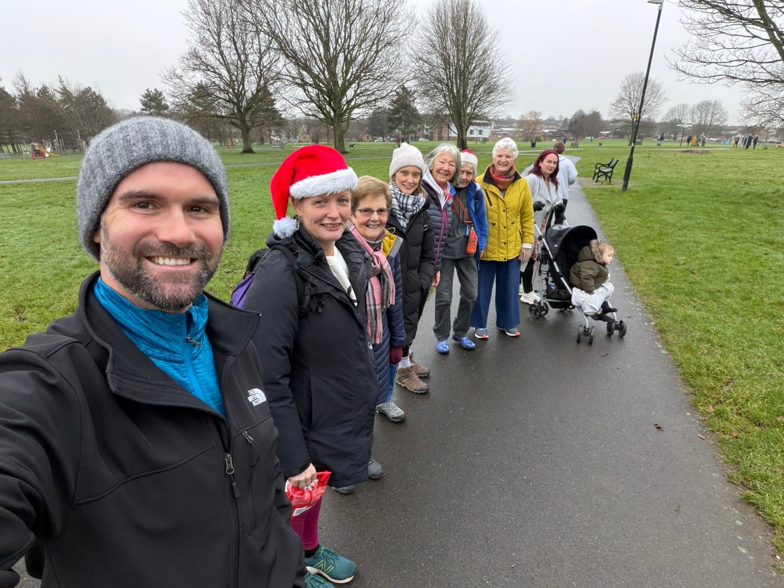 Group shot in Chances Park